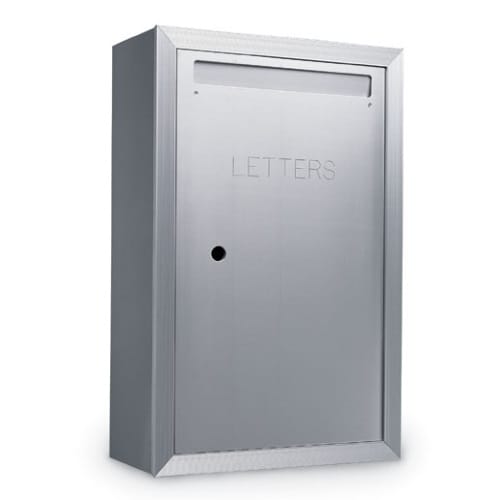 CAD Drawings American Postal Manufacturing Co. 120 Series Recessed Vertical Collection Box